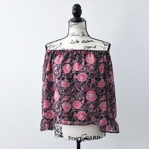 Boho Flower Blouse- Express